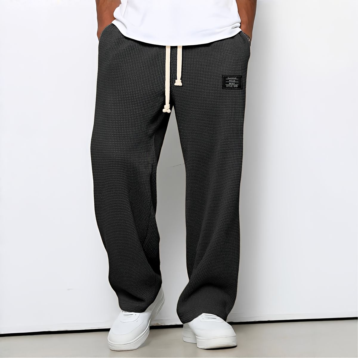 Varel | Pantaloni comodi da uomo dalla vestibilità ampia e vita regolabile