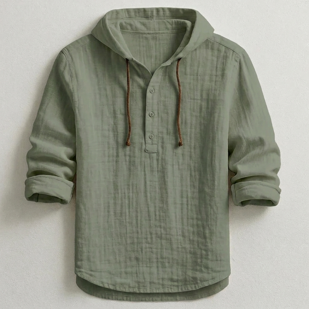 Varel | Camicia di lusso con cappuccio