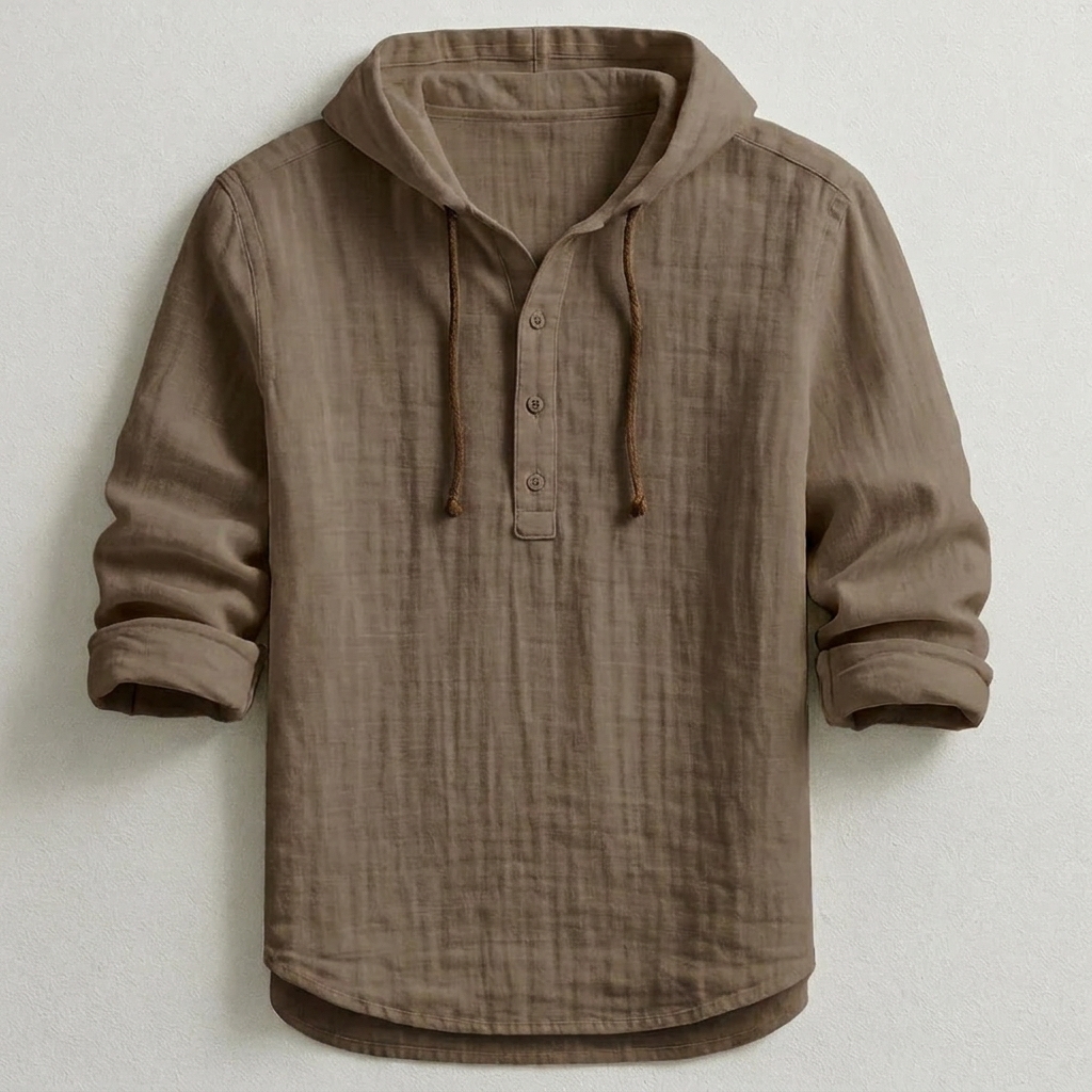 Varel | Camicia di lusso con cappuccio