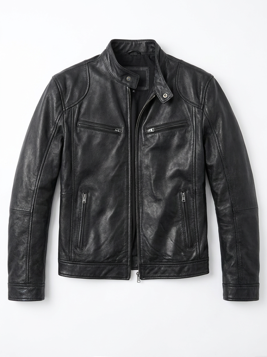 Varel | Giacca casual in pelle
