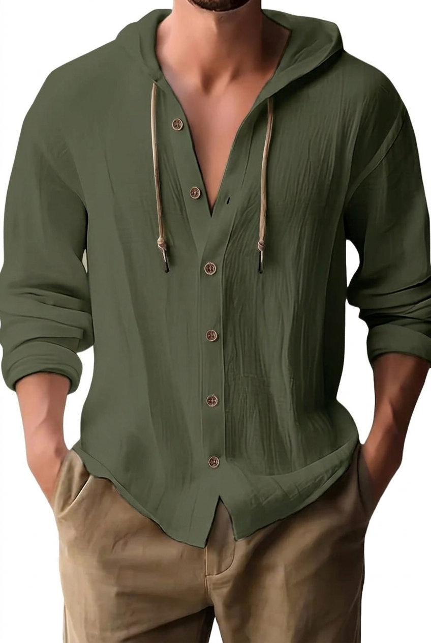 Varel | T-shirt con cappuccio a maniche lunghe