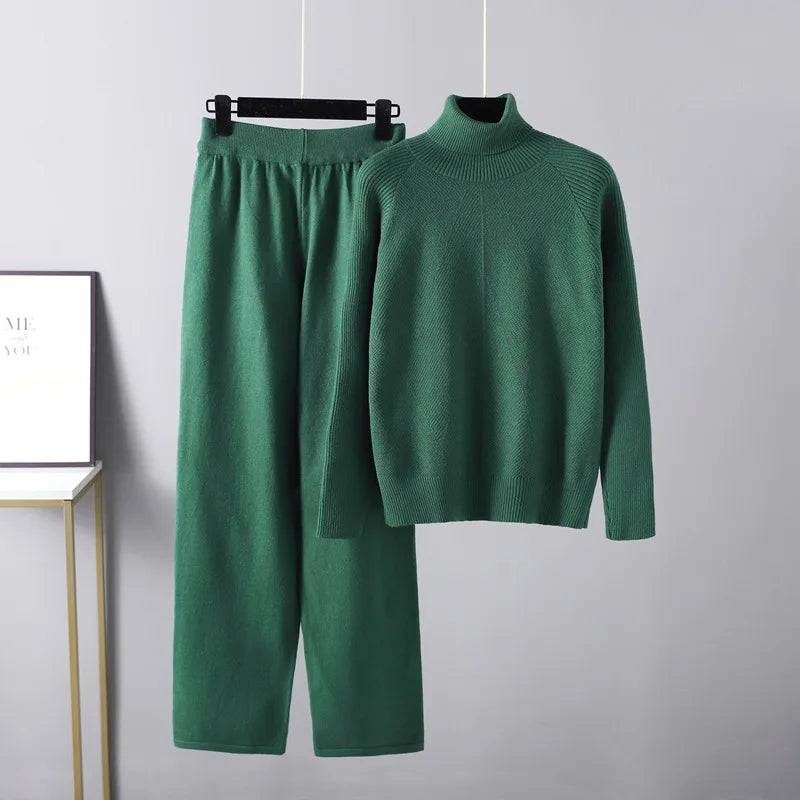 Varel | Completo due pezzi Lounge in maglia intrecciata
