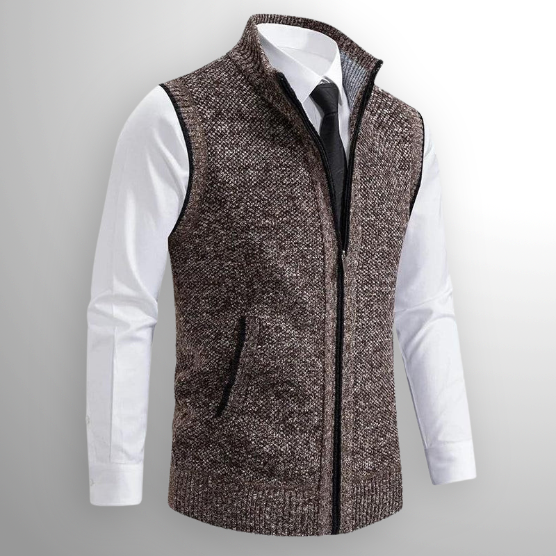 Varel | Gilet elegante con zip integrale